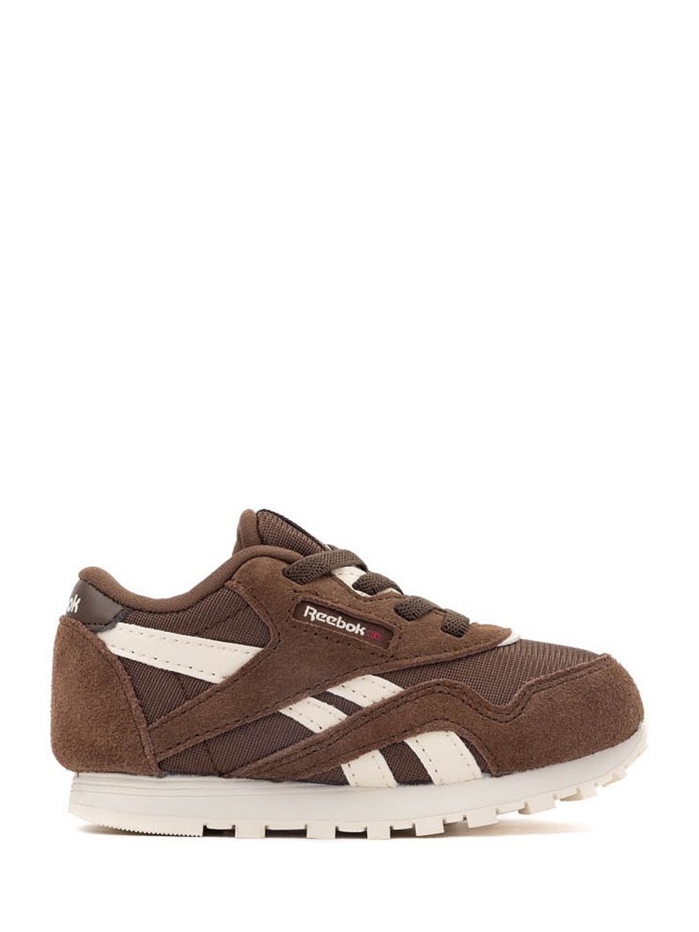 Reebok Baby Classic Athletic Shoes Brown Cream Suede Low Top Sneaker in Box Sz 4